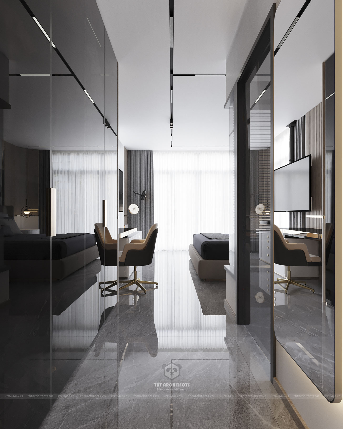 tht architects - Trường villa Bình Thuận - phòng ngủ master 05
